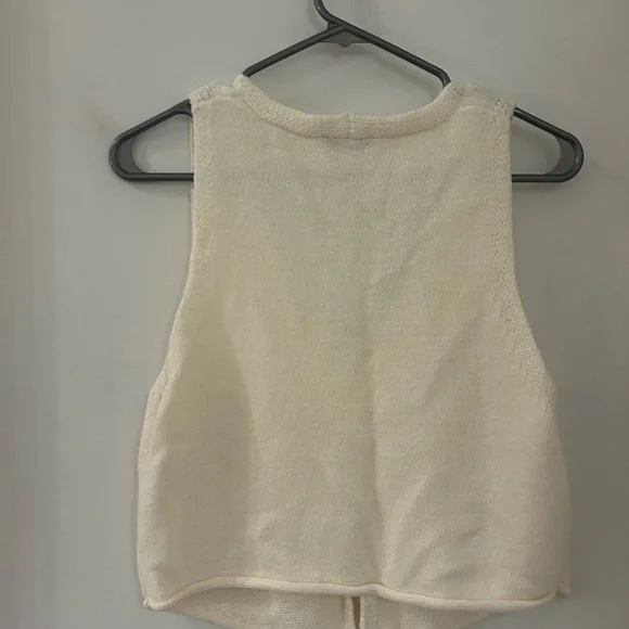 Dynamite Cream Knit Tank Top - Picture 6 of 6